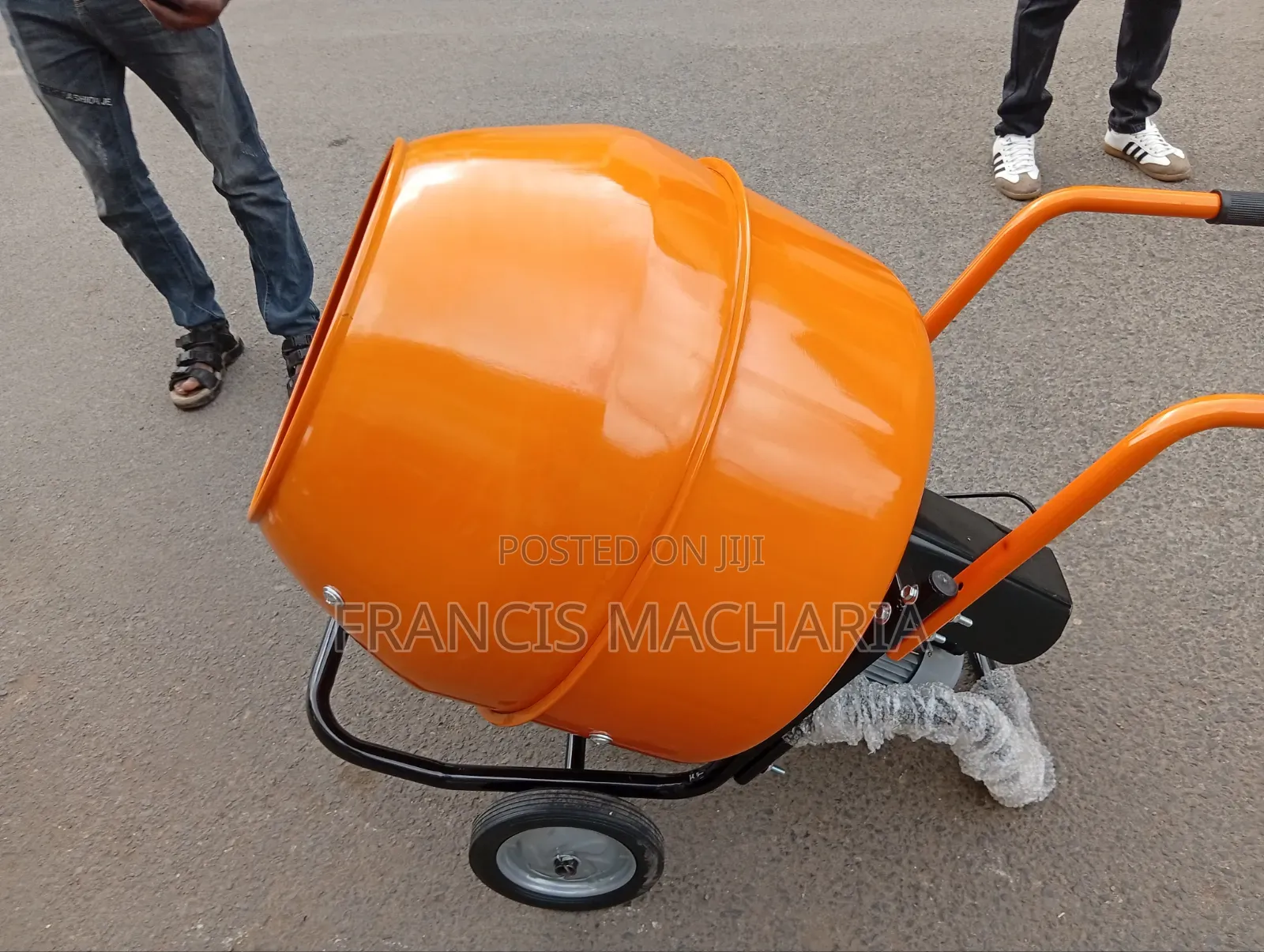 Concrete Mixing 140l Electric Mixer Single Phase