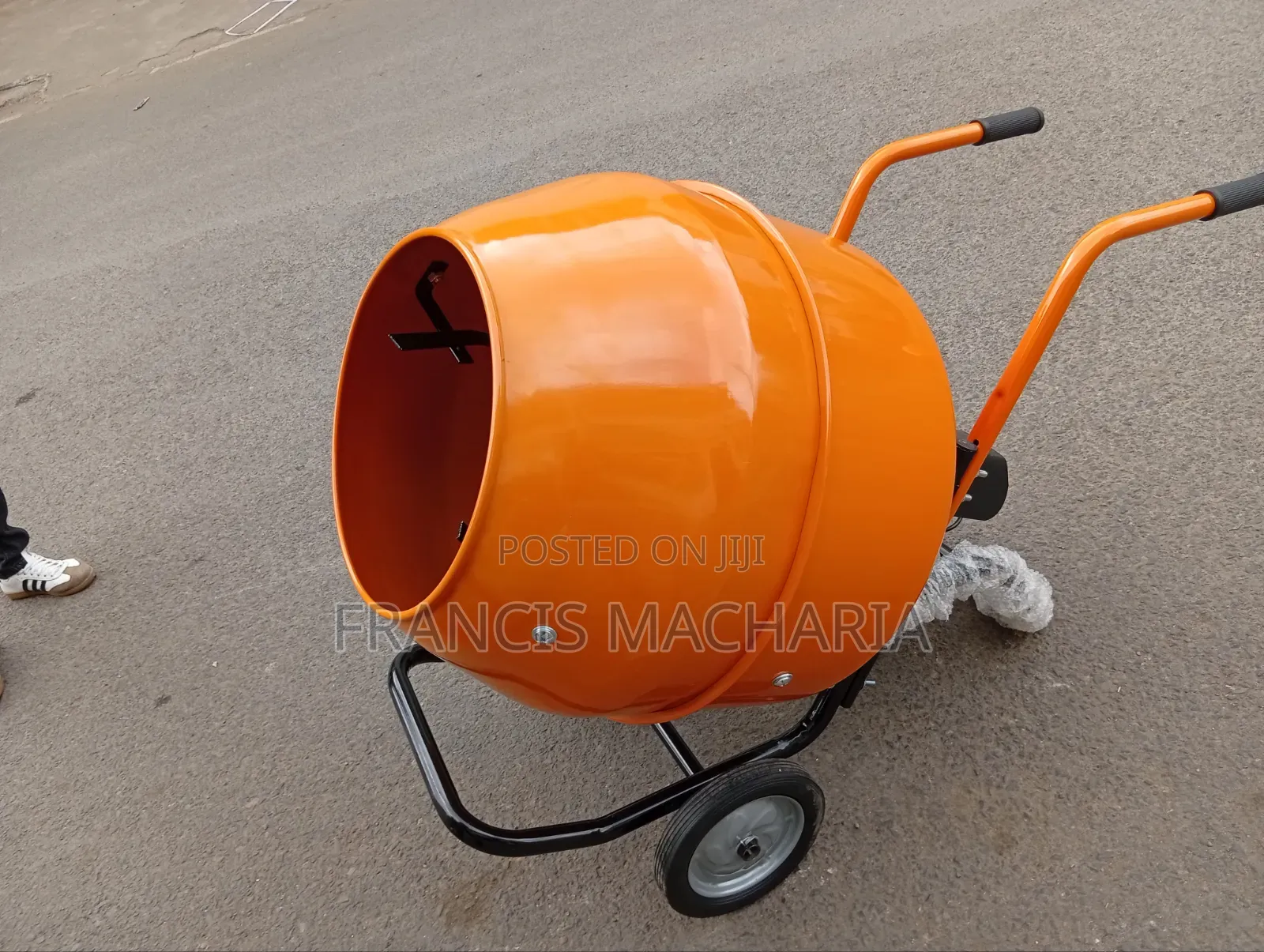 Concrete Mixing 140l Electric Mixer Single Phase