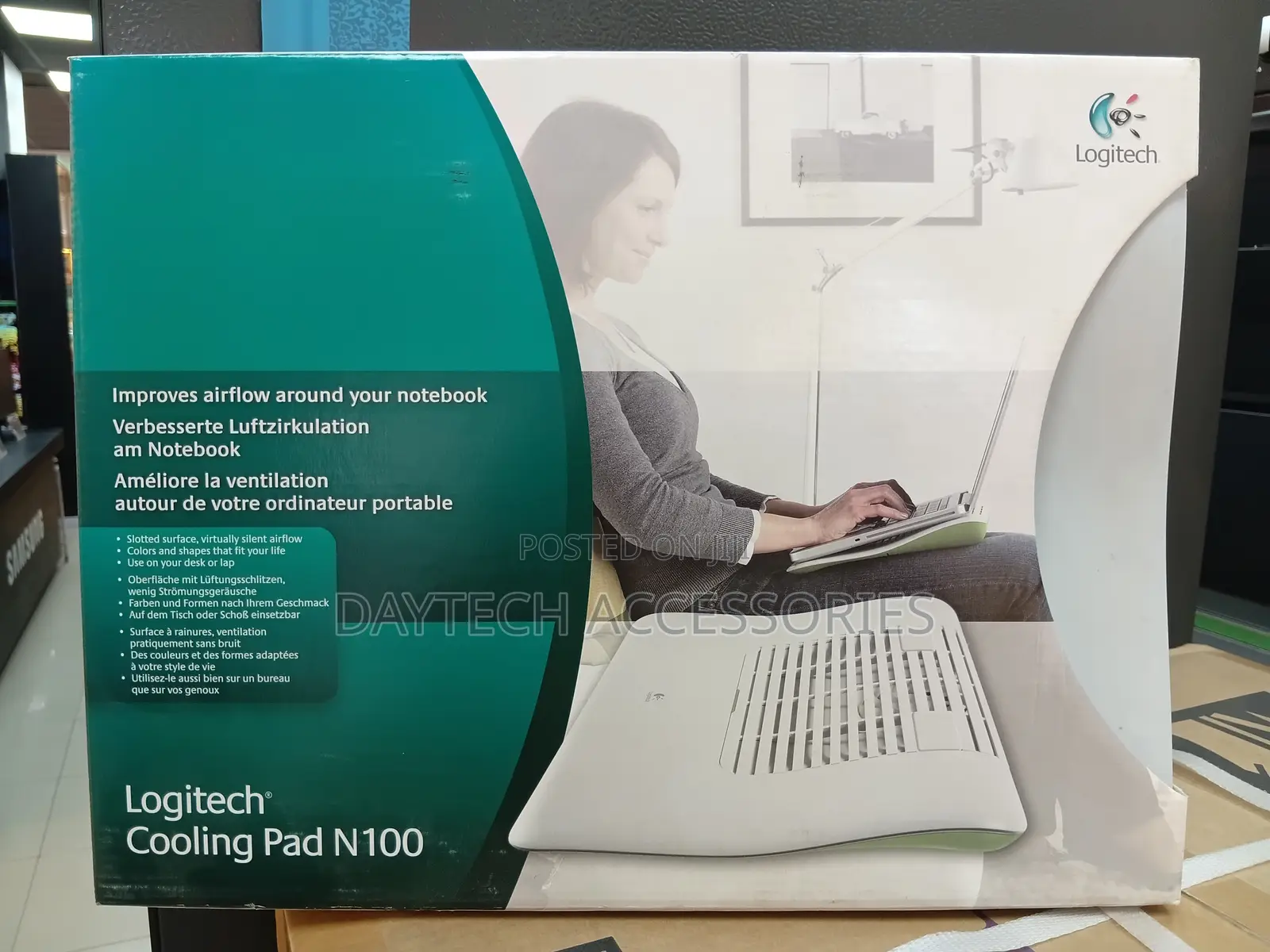This Is a Logitech Cooling Pad N100.