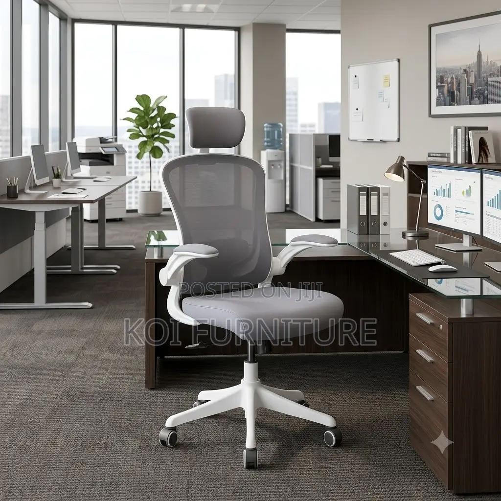 Office Chairs; Orthopedic Office Chairs Made of Fabric