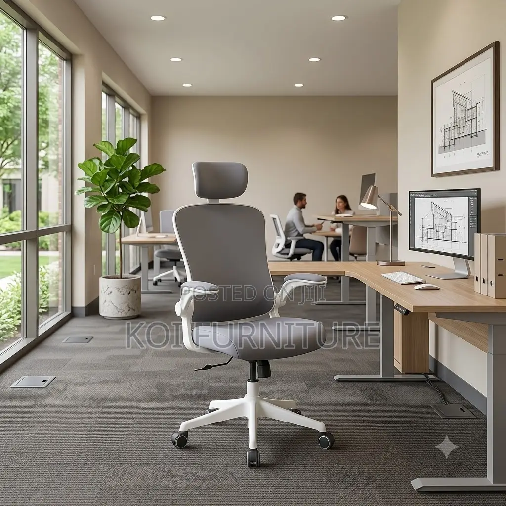 Office Chairs; Orthopedic Office Chairs Made of Fabric