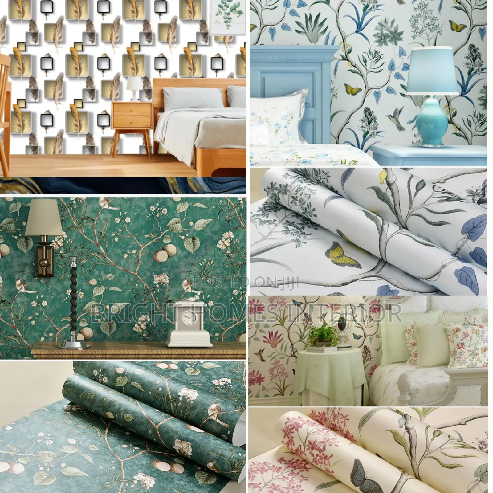 Floral Wallpaper Best Saloon Wallpaper Designs