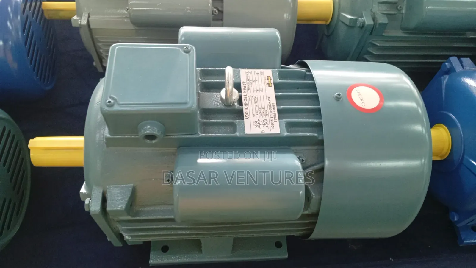 Motor 10hp Single Phase Low Speed Hisaki Brand