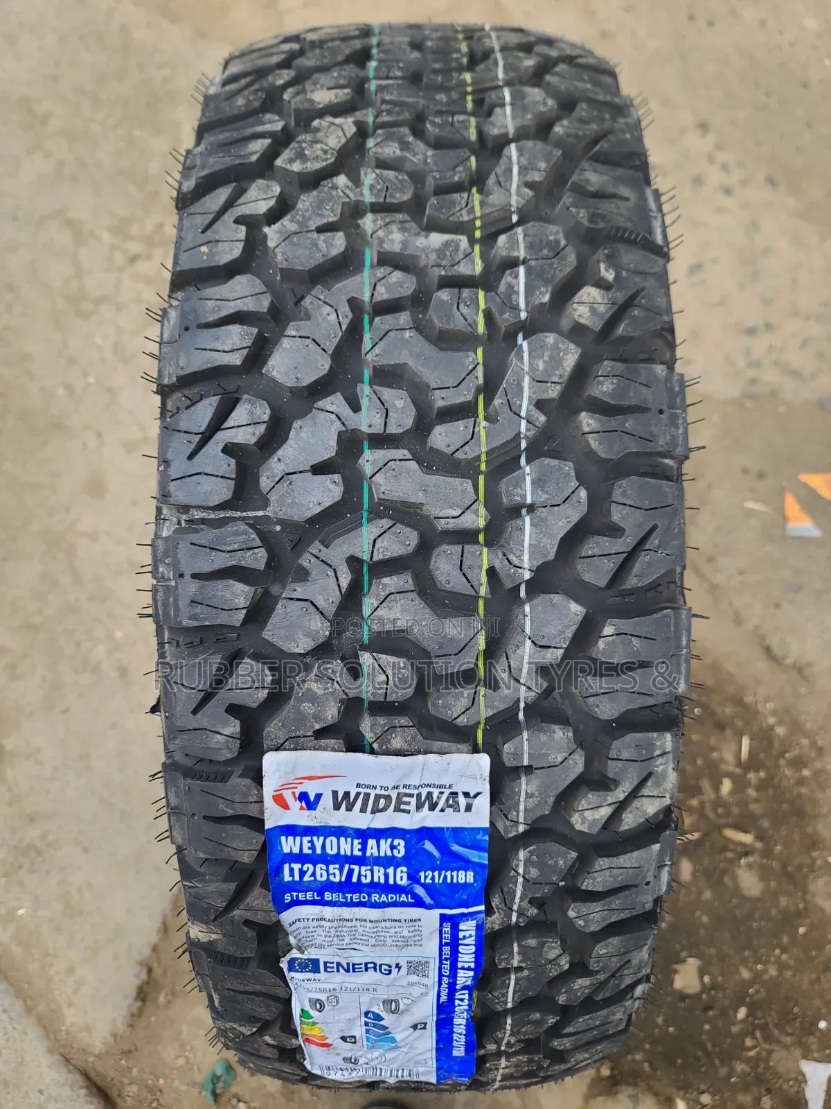 Lt 265 /75 R16 Wideway Tyres Weyone Ak3 All-Terrain