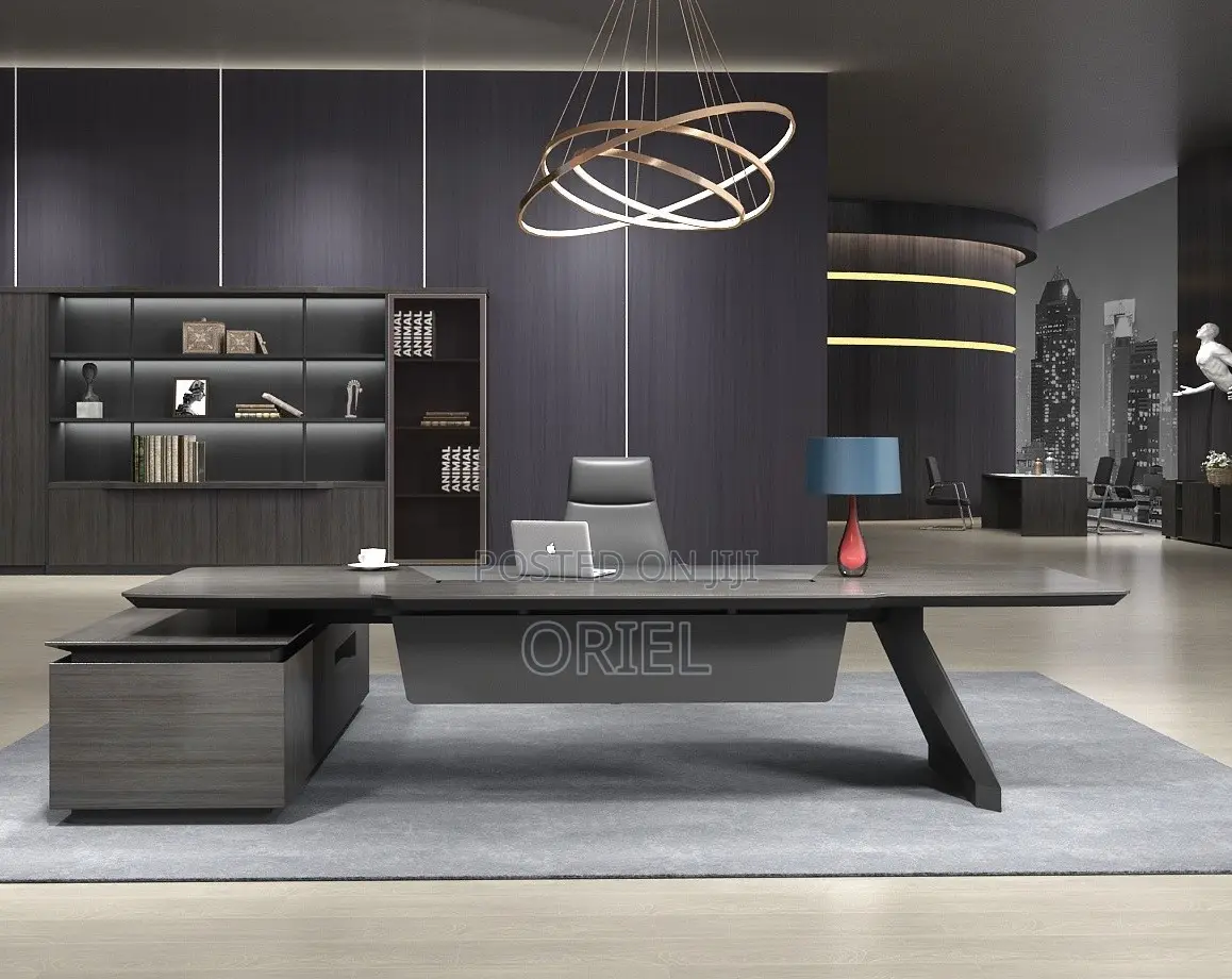 Office Desk : Executive 1800mm L-Shaped Office Desk