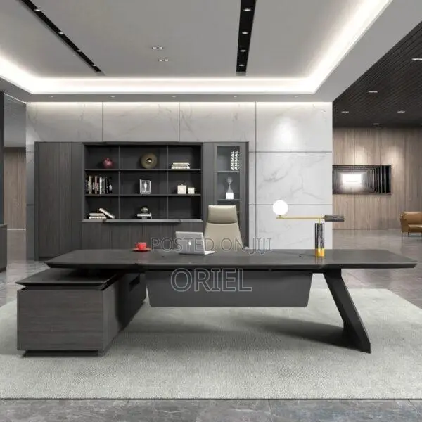 Office Desk : Executive 1800mm L-Shaped Office Desk