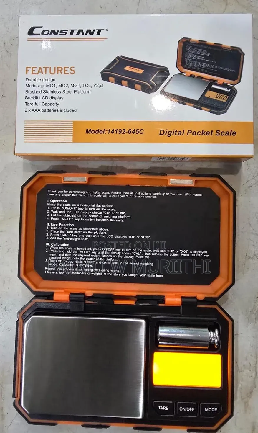 200g Pocket Scale| Jewellery Weighing Scale
