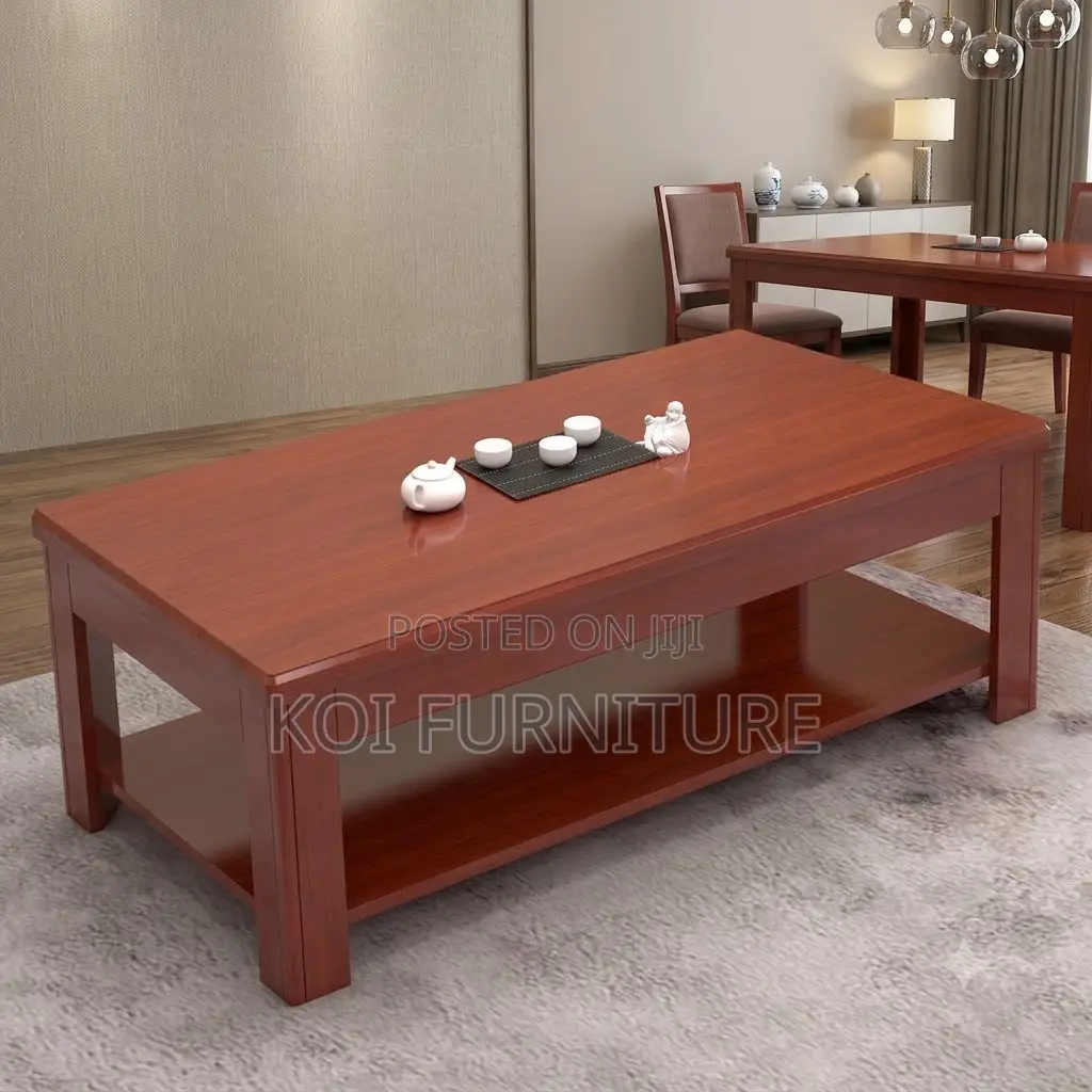 Coffee Table; Executive Mahogany Office Reception Office Coffee Table