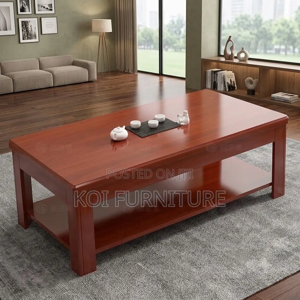Coffee Table; Executive Mahogany Office Reception Office Coffee Table