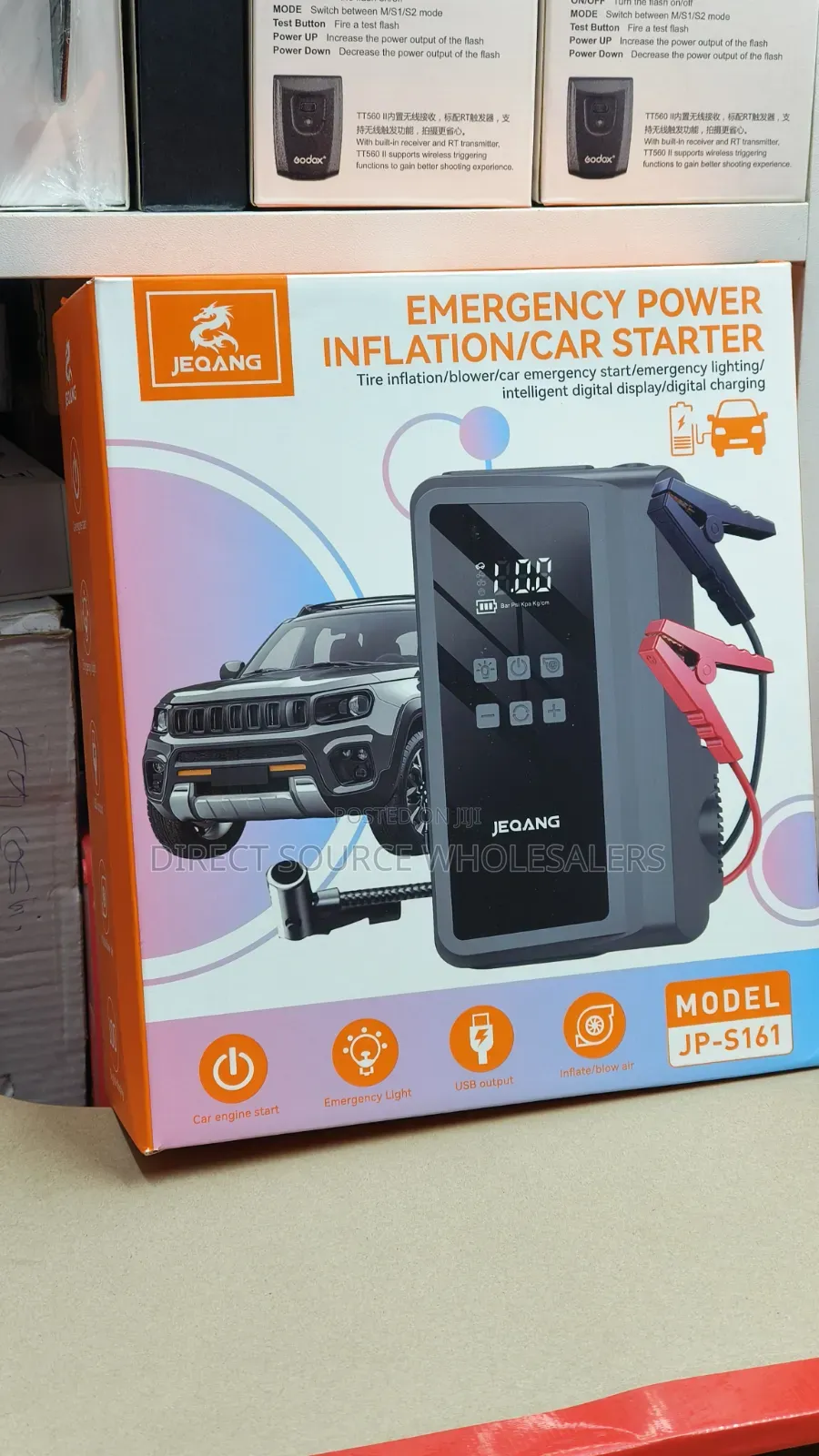 Multi-Function Car Power Bank Jump Starter