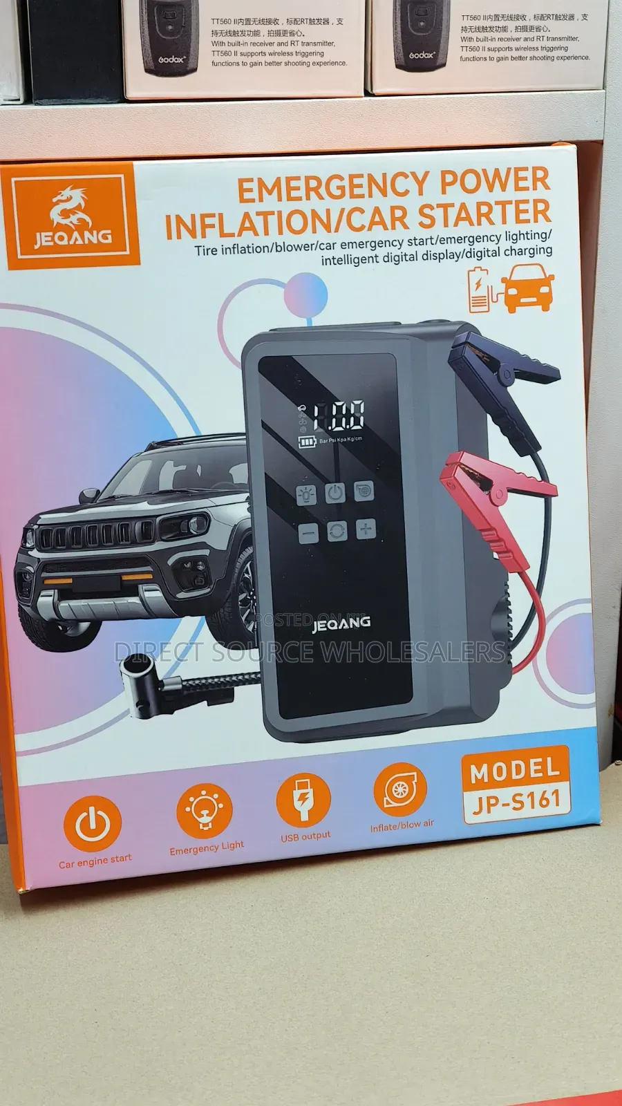 Powerful Portable Vehicle Starter
Intelligent Car Battery Charger