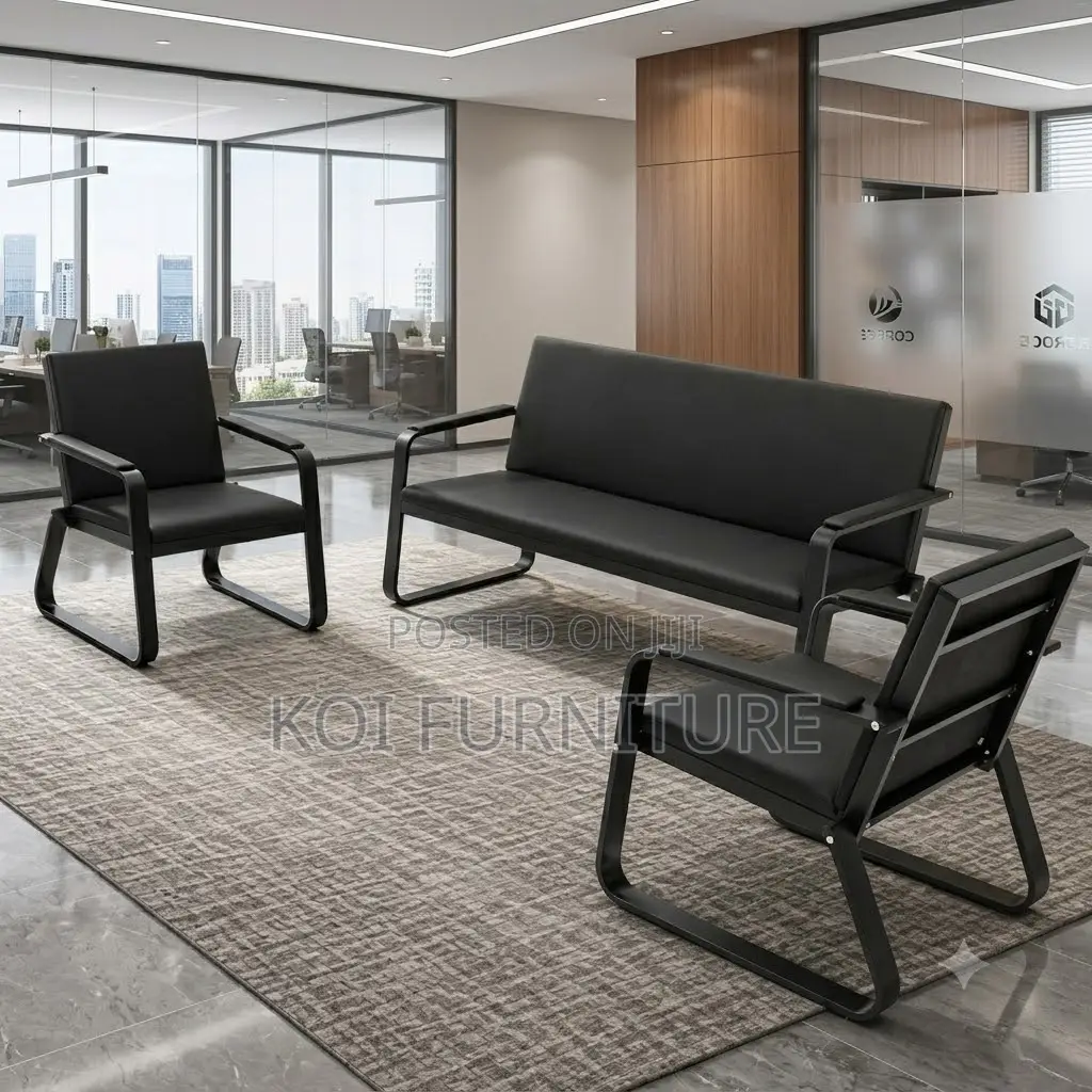 Office Sofa; Five Seaters Professional Office Executive Sofa Set