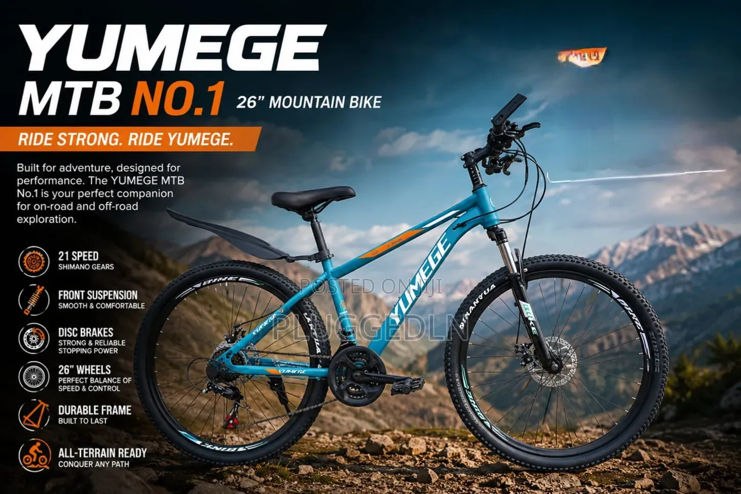 Yumege MTB No.1 26-Inch Mountain Bike