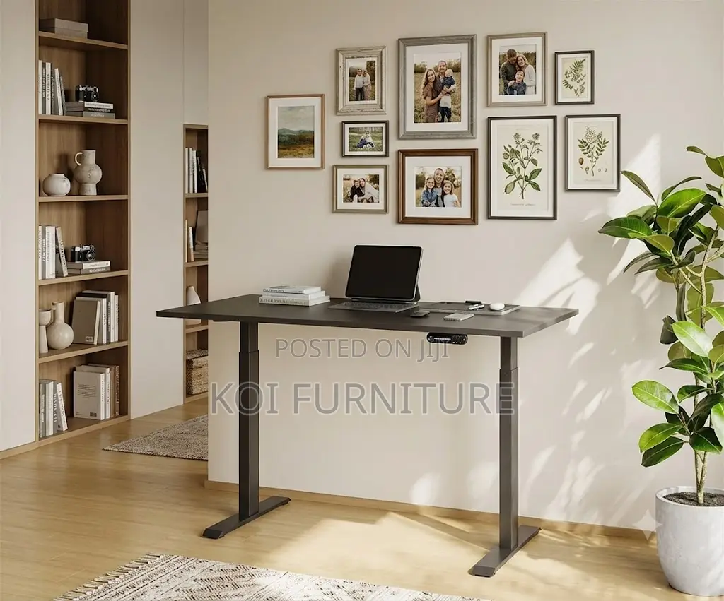 Office Desk; 1200mm Ergonomic Flexo Adjustable Home Office Gaming Desk