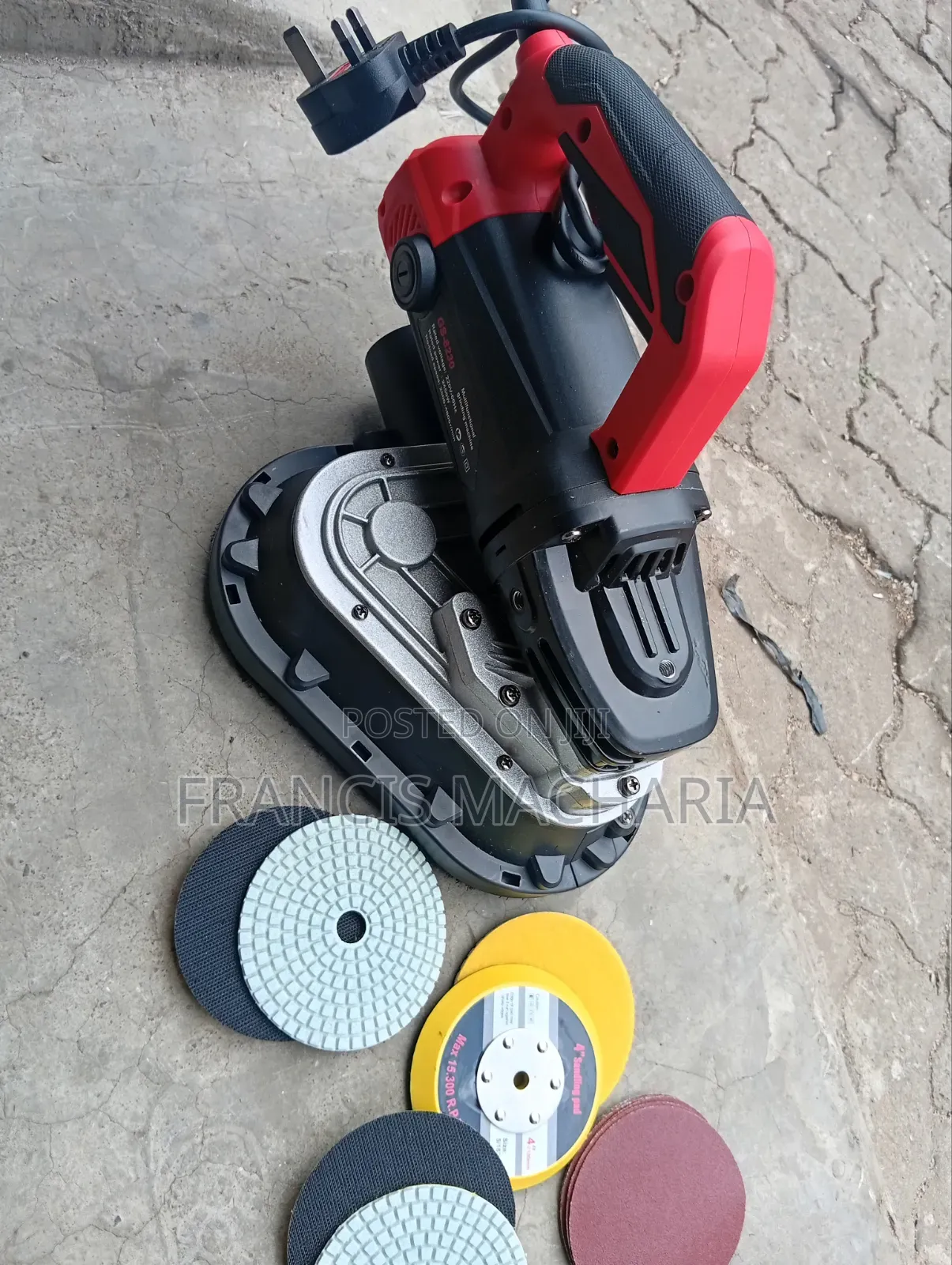 Durable Hand Held Electric Concrete Floor Grinder