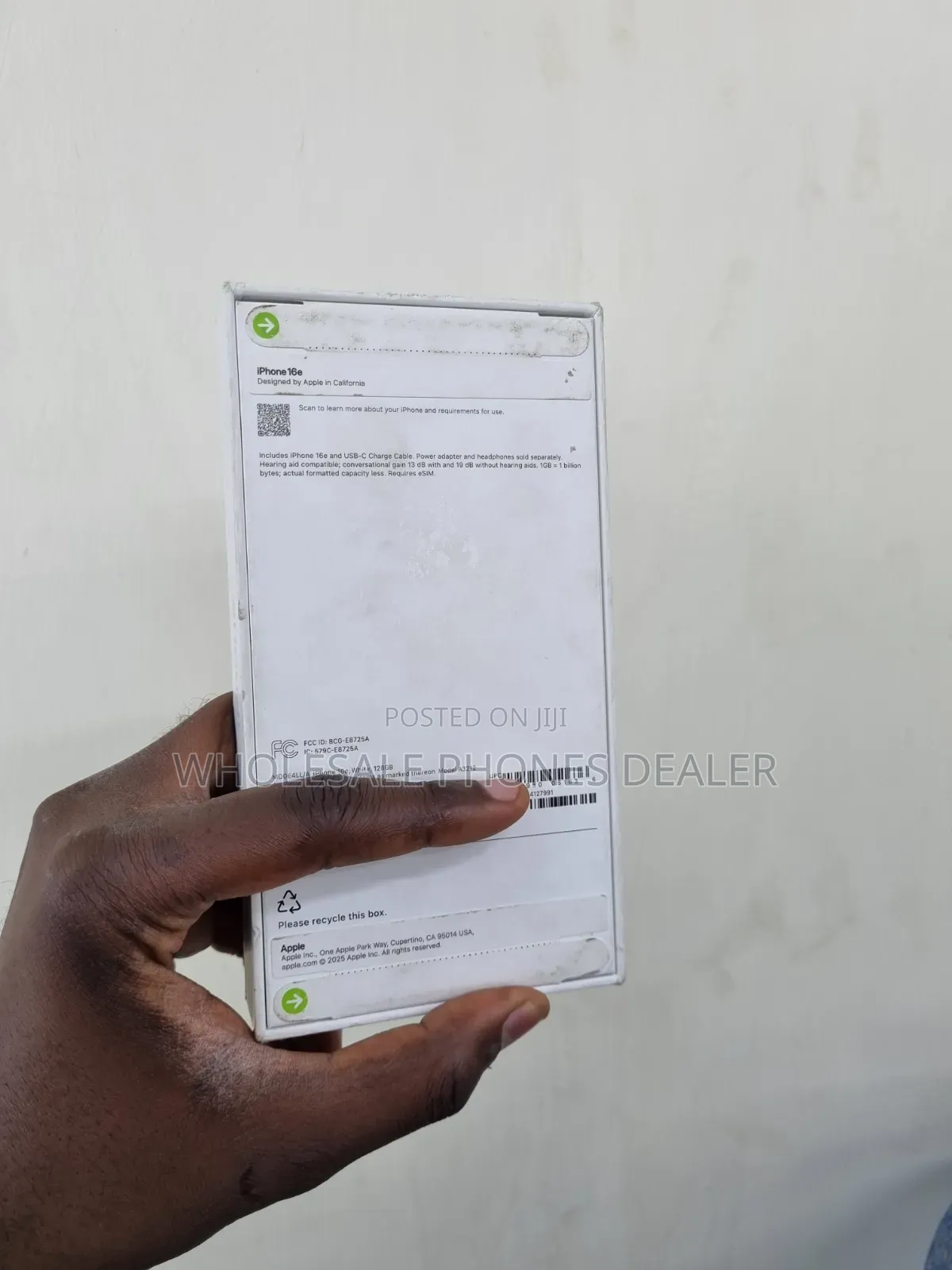 New Apple iPhone 16e 128 GB White