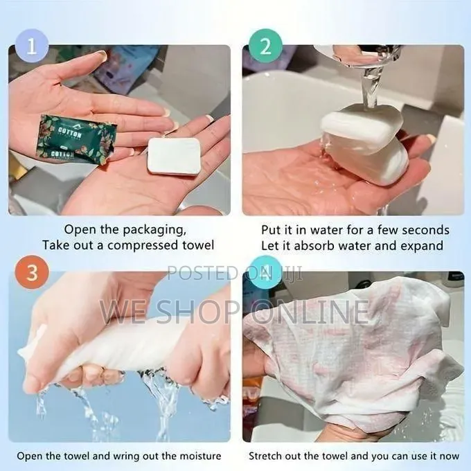 22pcs Disposable Compressed Towels