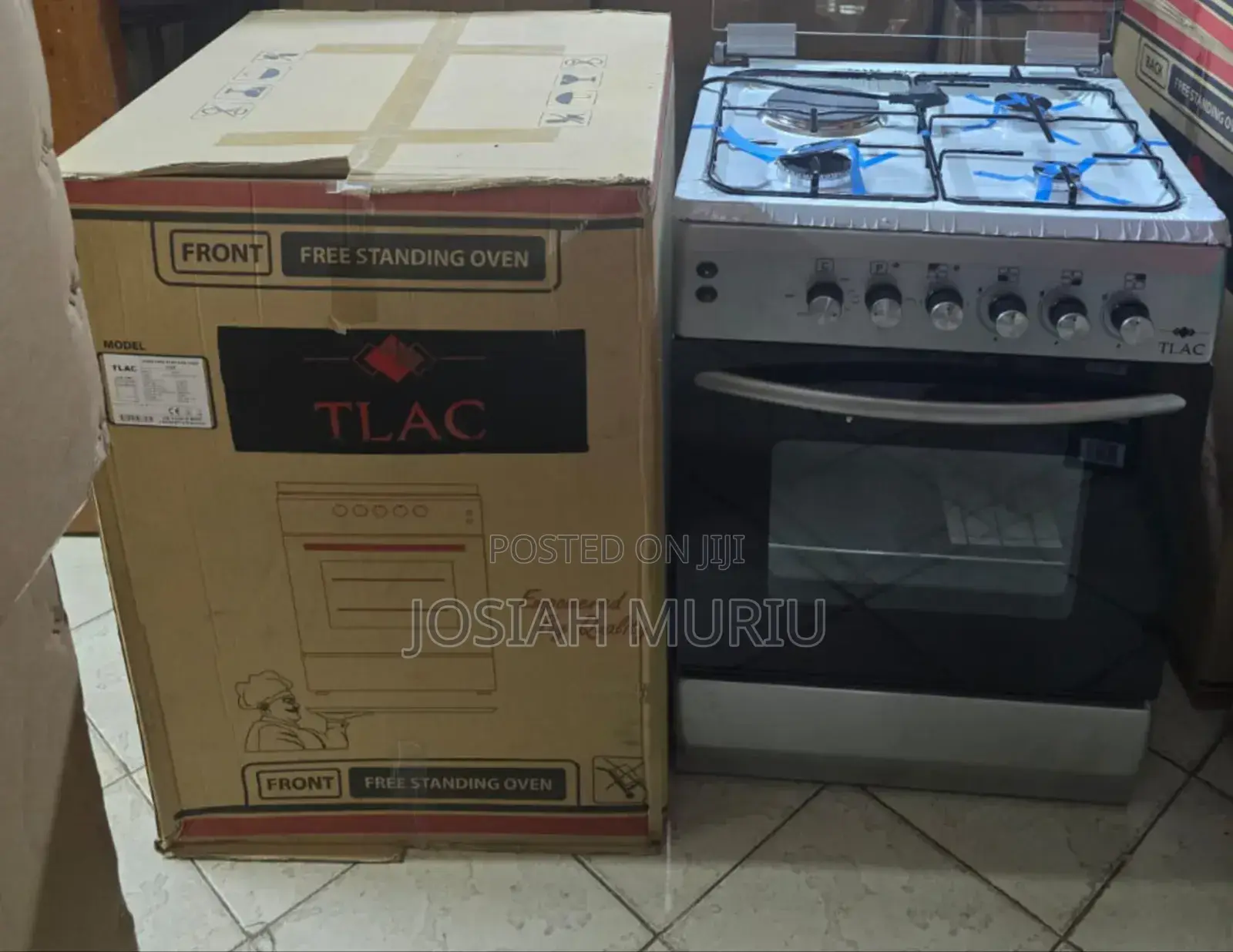Made in Turkey 60*60 Tlac 3+1 Standing Cooker With Gas Sensor
