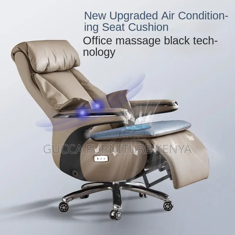 Reclining Director's Seat With Footrest