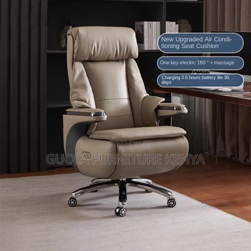 Reclining Director's Seat With Footrest