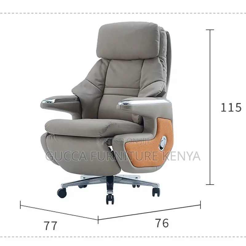 Reclining Director's Seat With Footrest