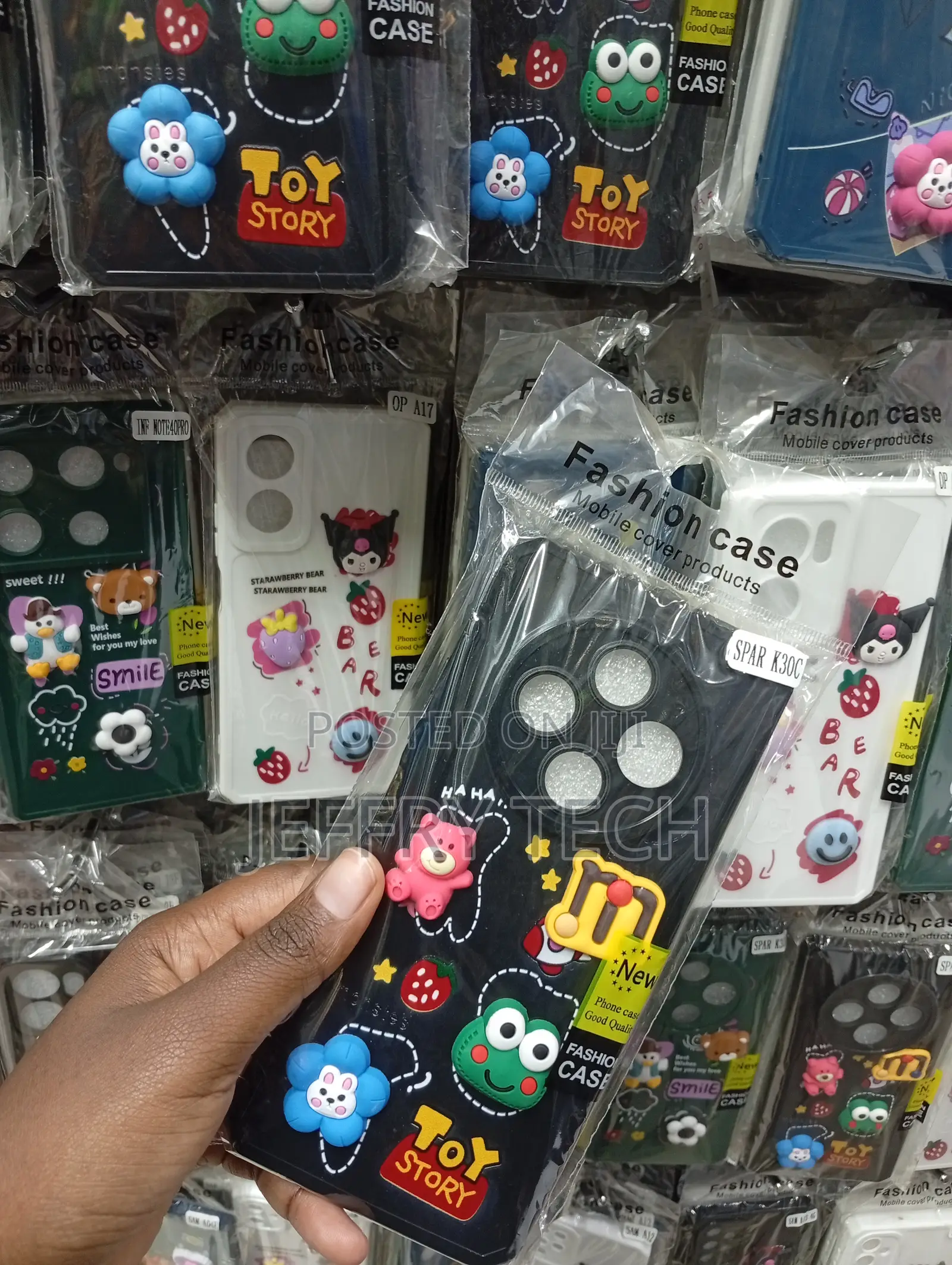 Black Silicone Phone Case for a Tecno Spark 30