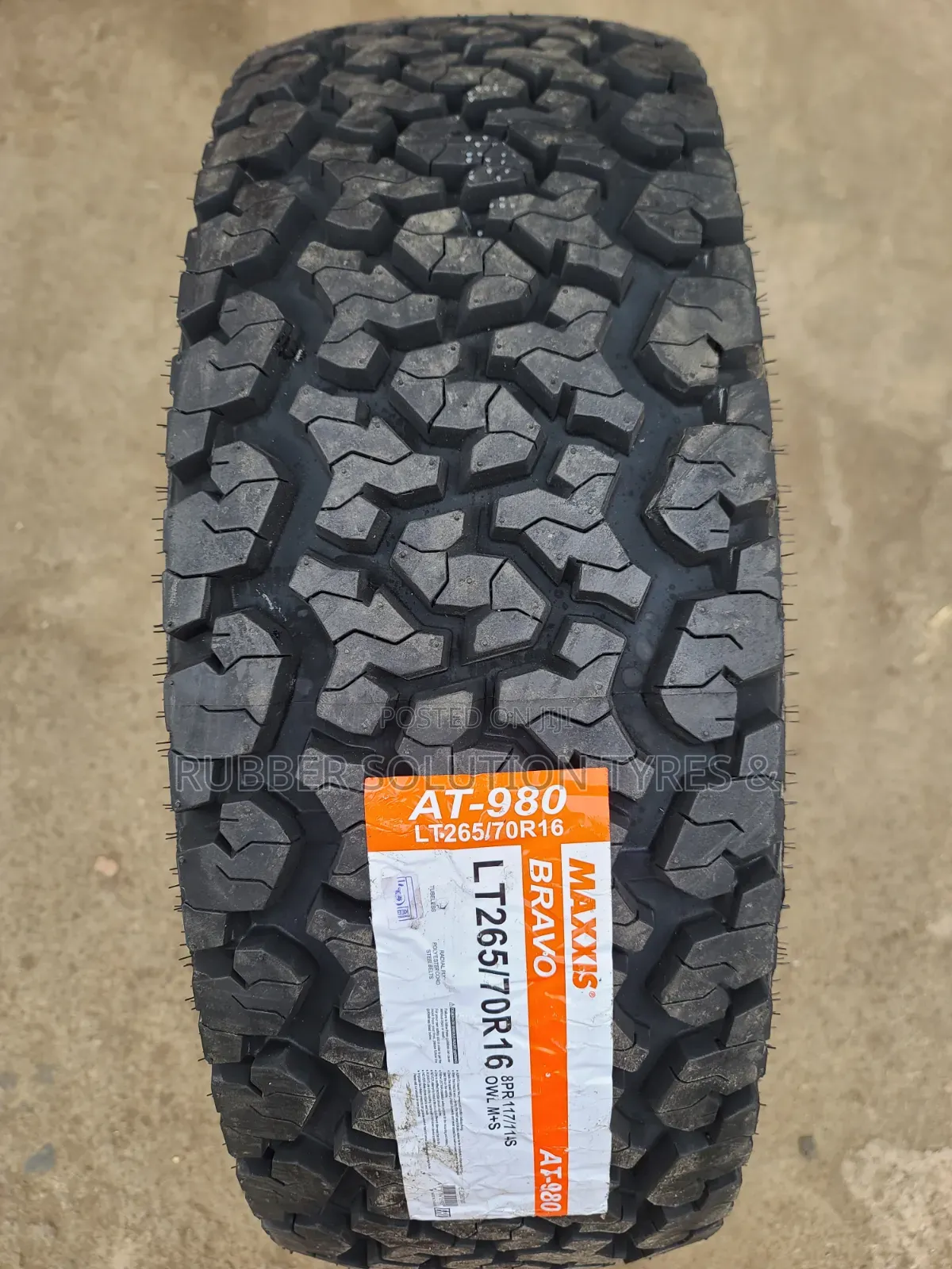 Lt 265 /70 R16 Maxxis Tyres Bravo a/T980 All-Terrain