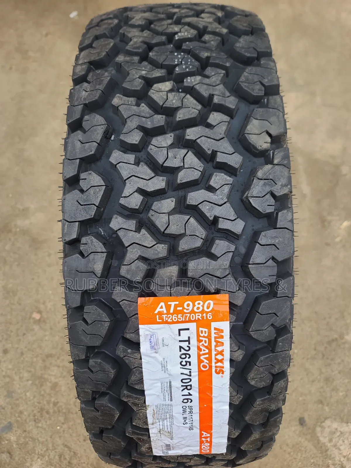 Lt 265 /70 R16 Maxxis Tyres Bravo a/T980 All-Terrain