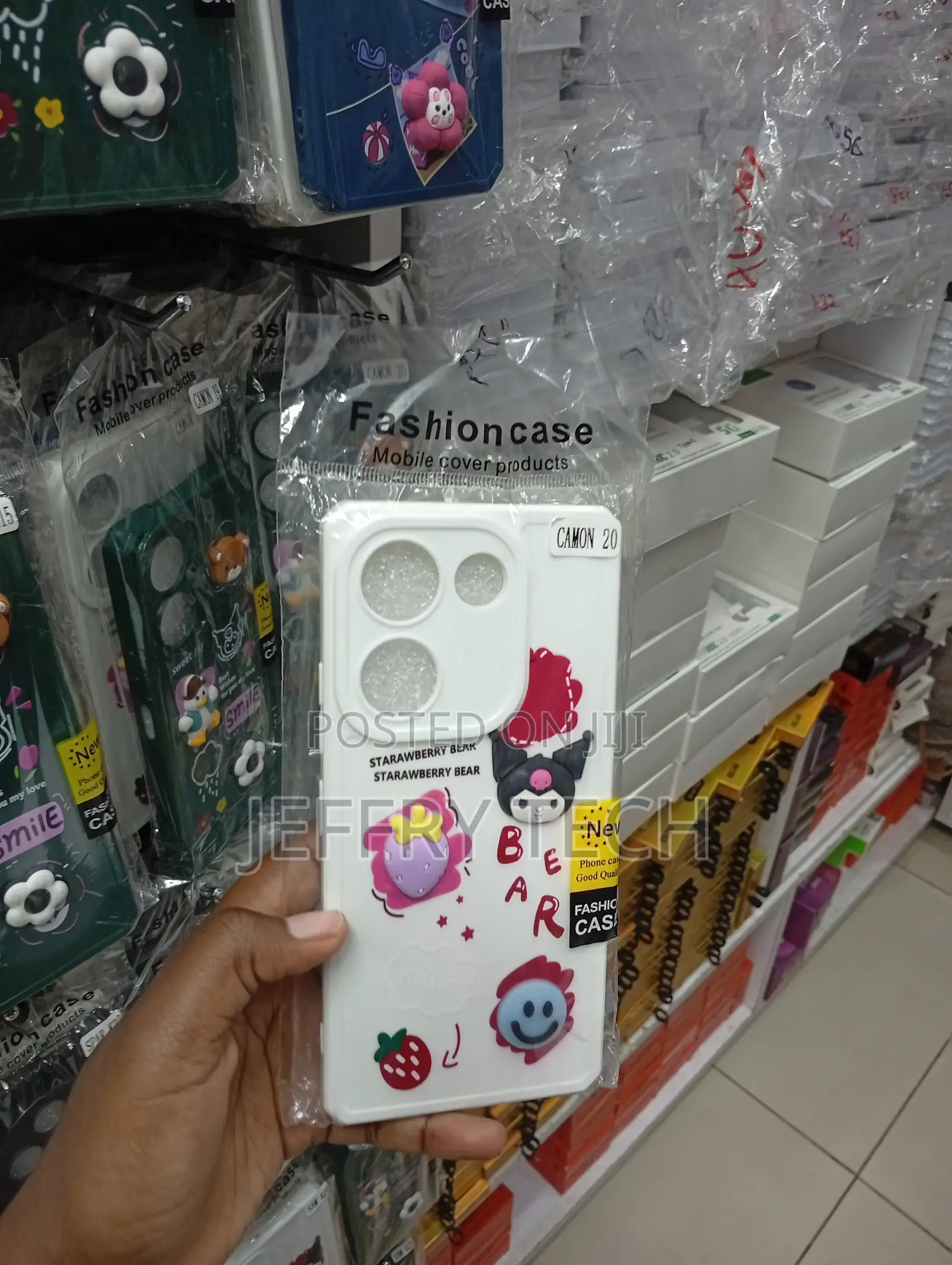 White Silicone Phone Cover Is Custom-Made for the Tecno Camon 20