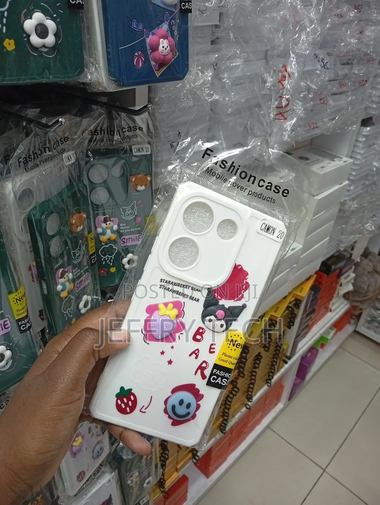 White Silicone Phone Cover Is Custom-Made for the Tecno Camon 20