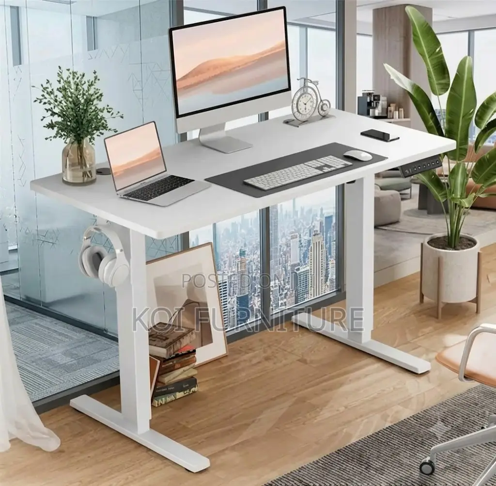 Office Desk; 1.2m Adjustable Electric Office Studio Desk
