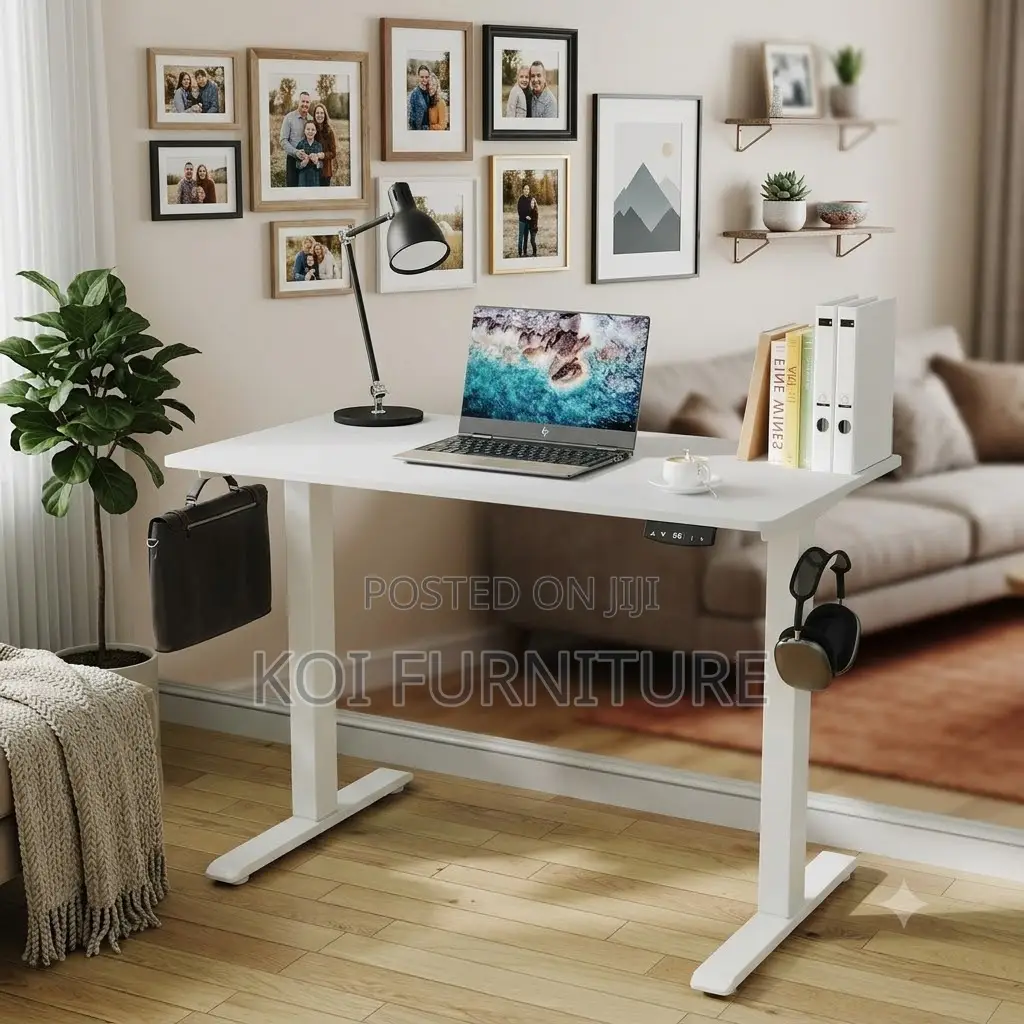 Office Desk; 1.2m Adjustable Electric Office Studio Desk