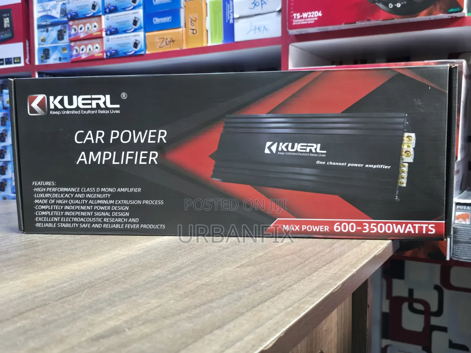 Kuerl 3500watts Powerful Bass Monoblock Amplifier With Bass Knob