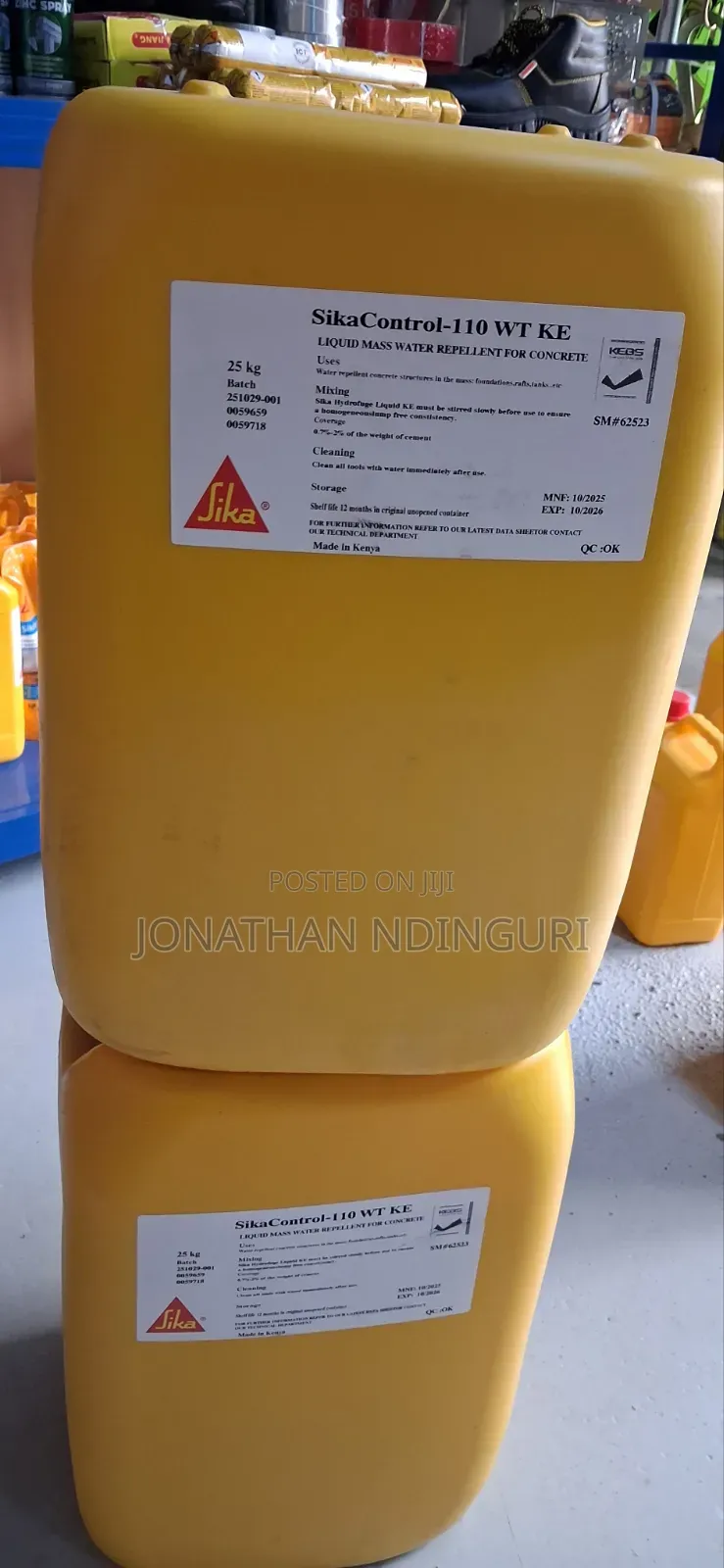 Sikacontrol-110 Wt Ke – Waterproofing for Concrete Structures