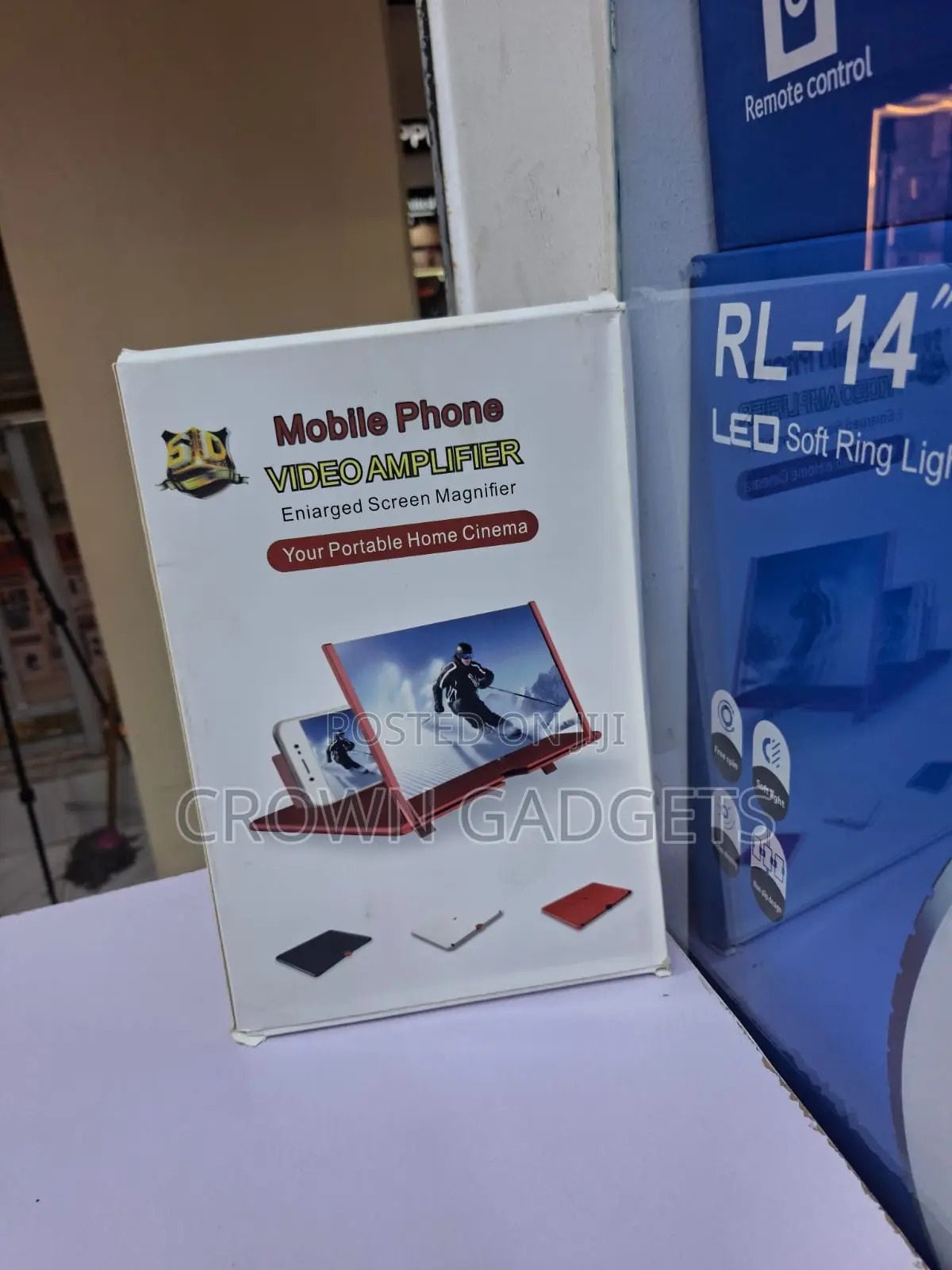 Hd Mobile Phone Screen Magnifier Foldable Video Amplifier