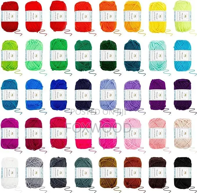113pcs Crochet Kit With Yarn Set