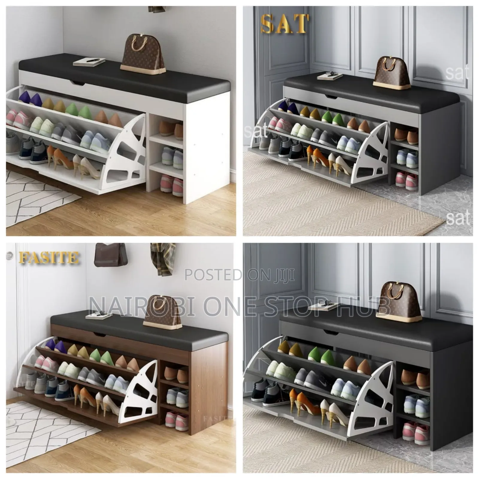 Modern Bucket Flip Shoe Rack
