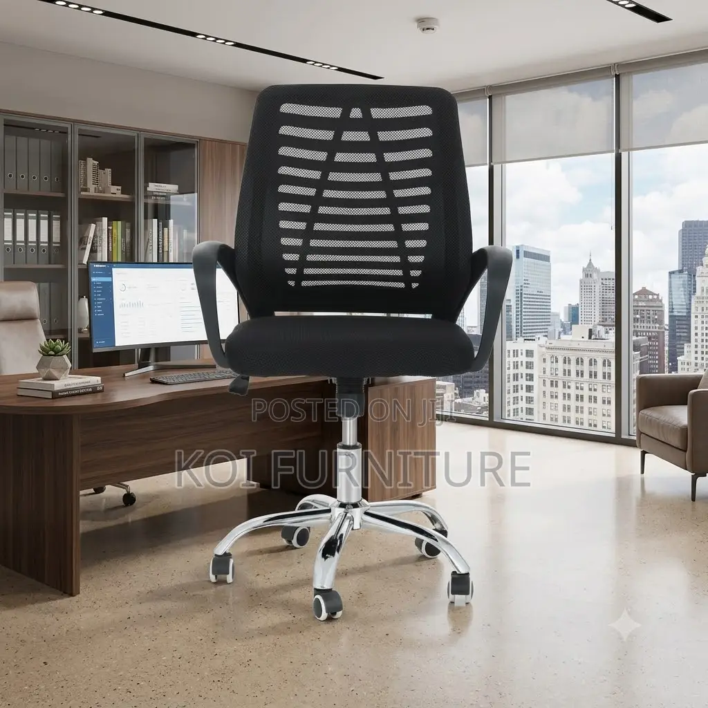 Office Chairs; Mid Back Ergonomic Strong Mesh Office Chairs