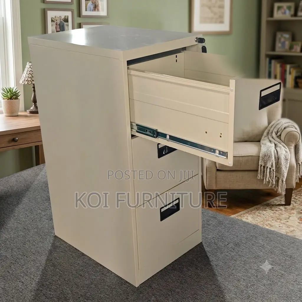 Office Cabinet; Three Doors Steel Home Office Filing Caninet