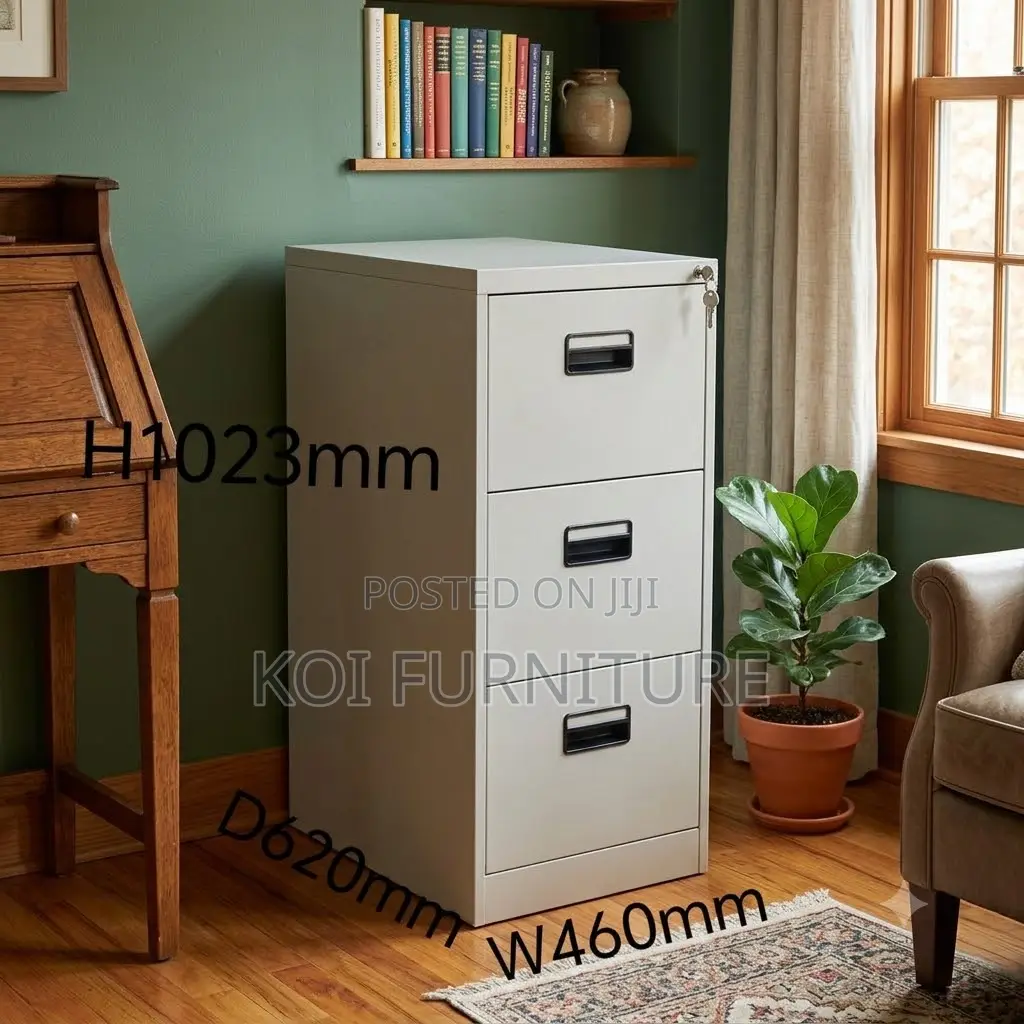 Office Cabinet; Three Doors Steel Home Office Filing Caninet