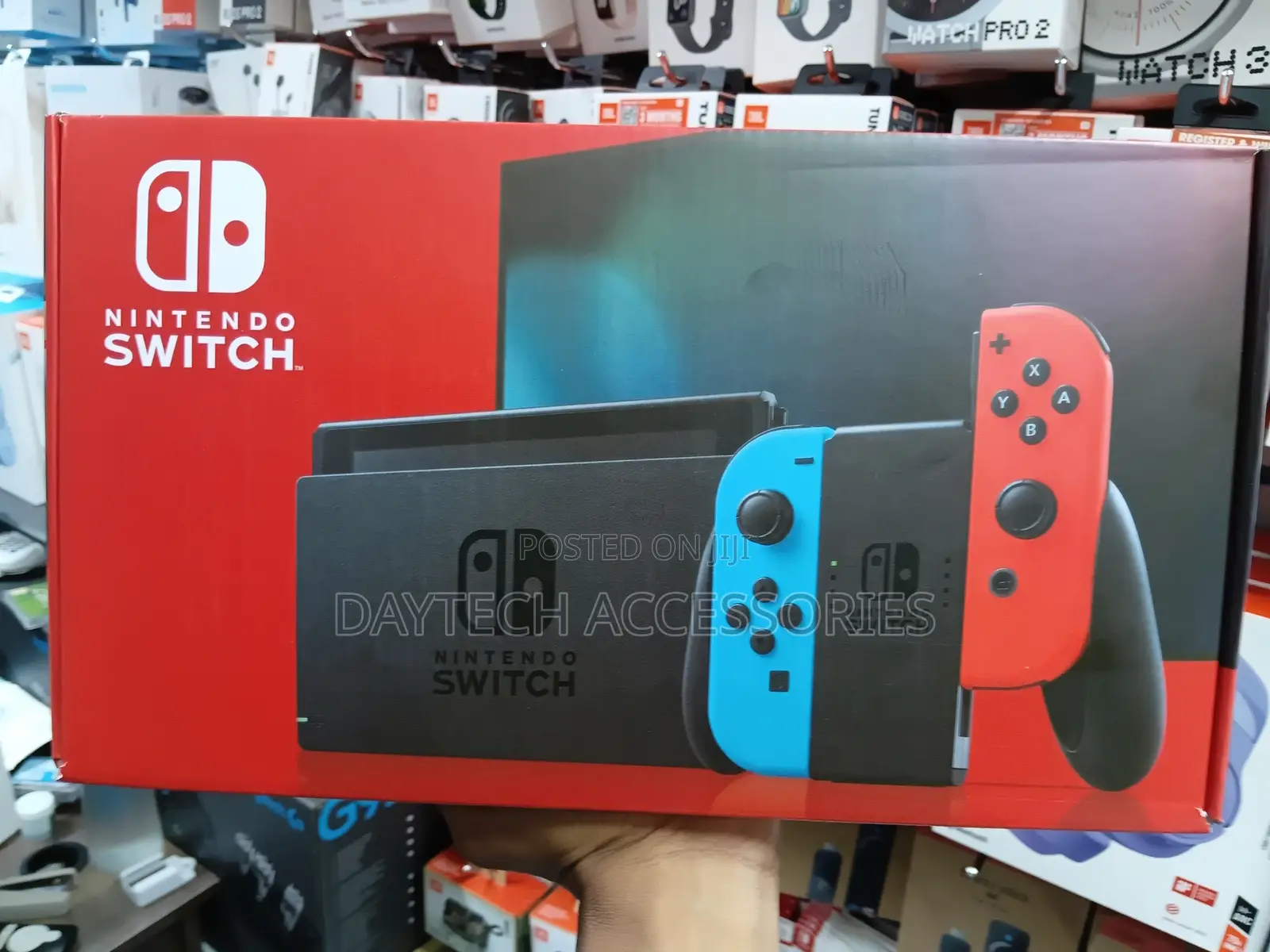 Nintendo Switch Console With Red and Blue V2