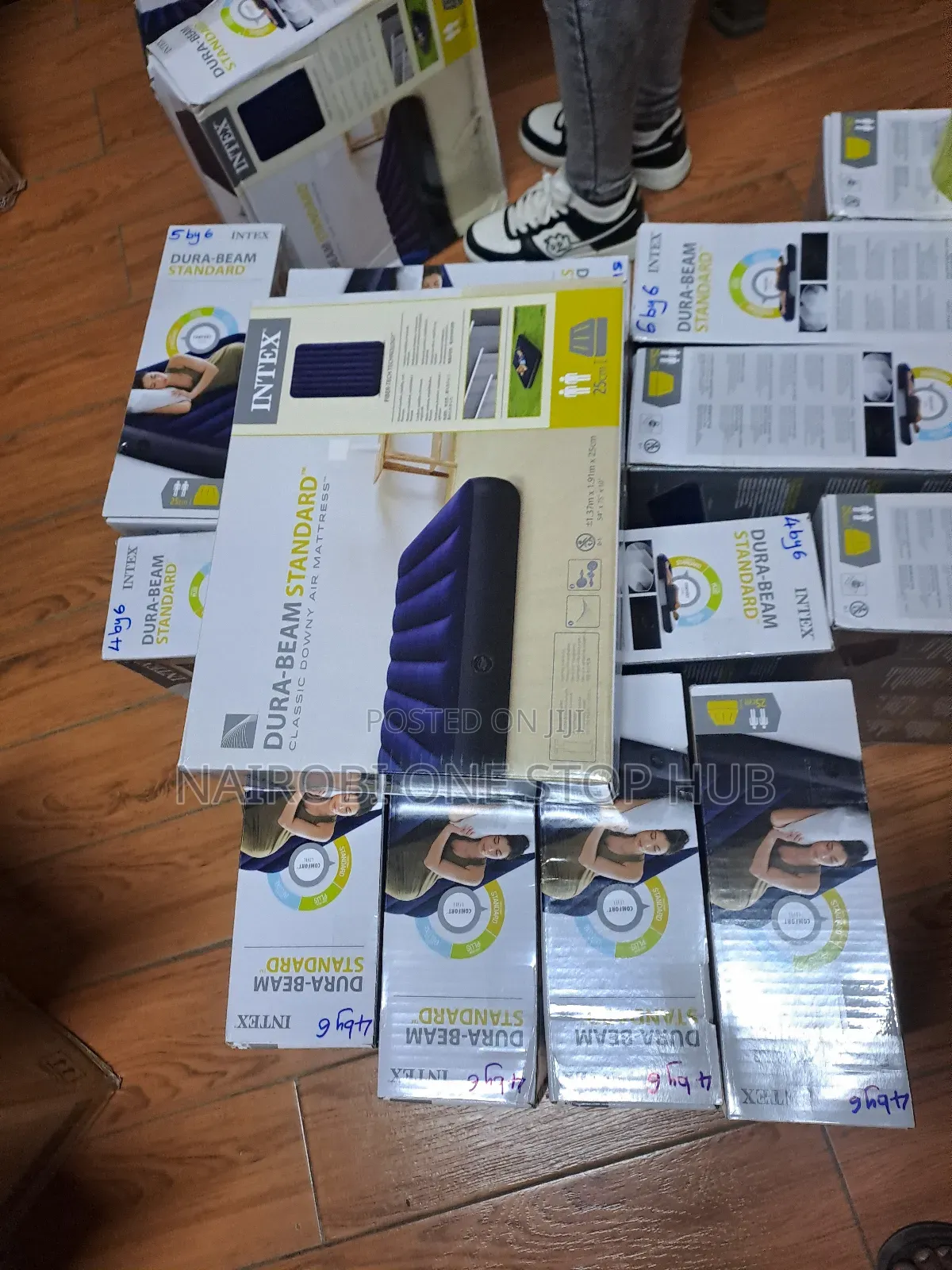 Inflatable Mattress With Air Pump
