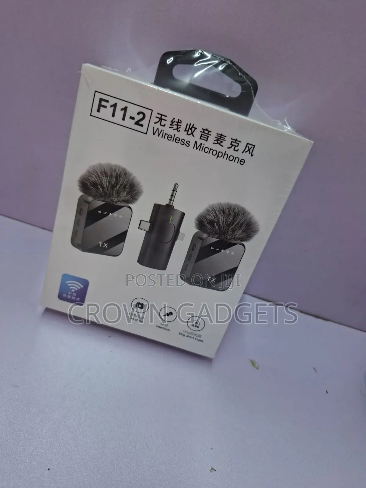 F11-2 Dual Wireless Microphone for Vlogging and Interviews