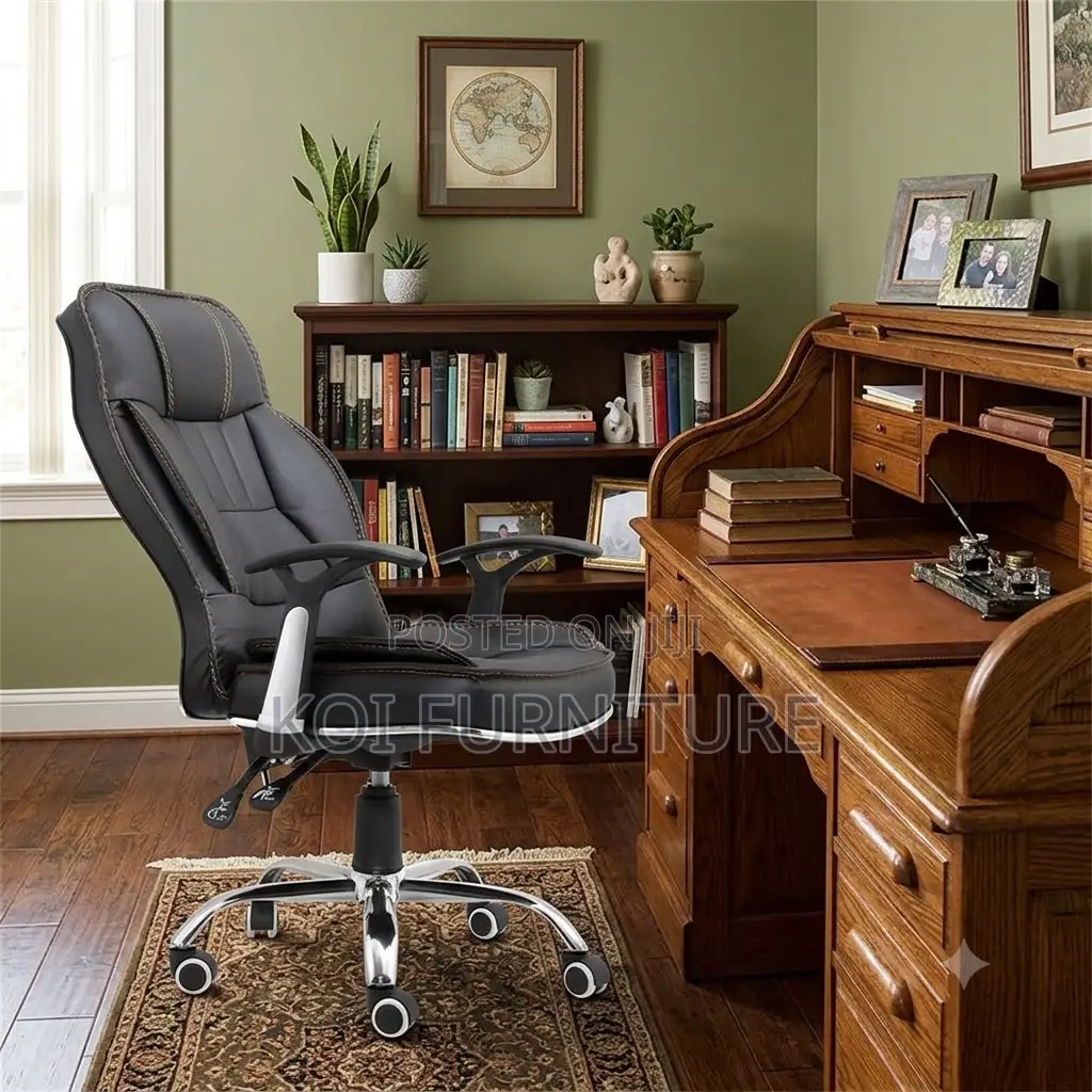 Office Chairs; Leather Made Recliner Office Chairs