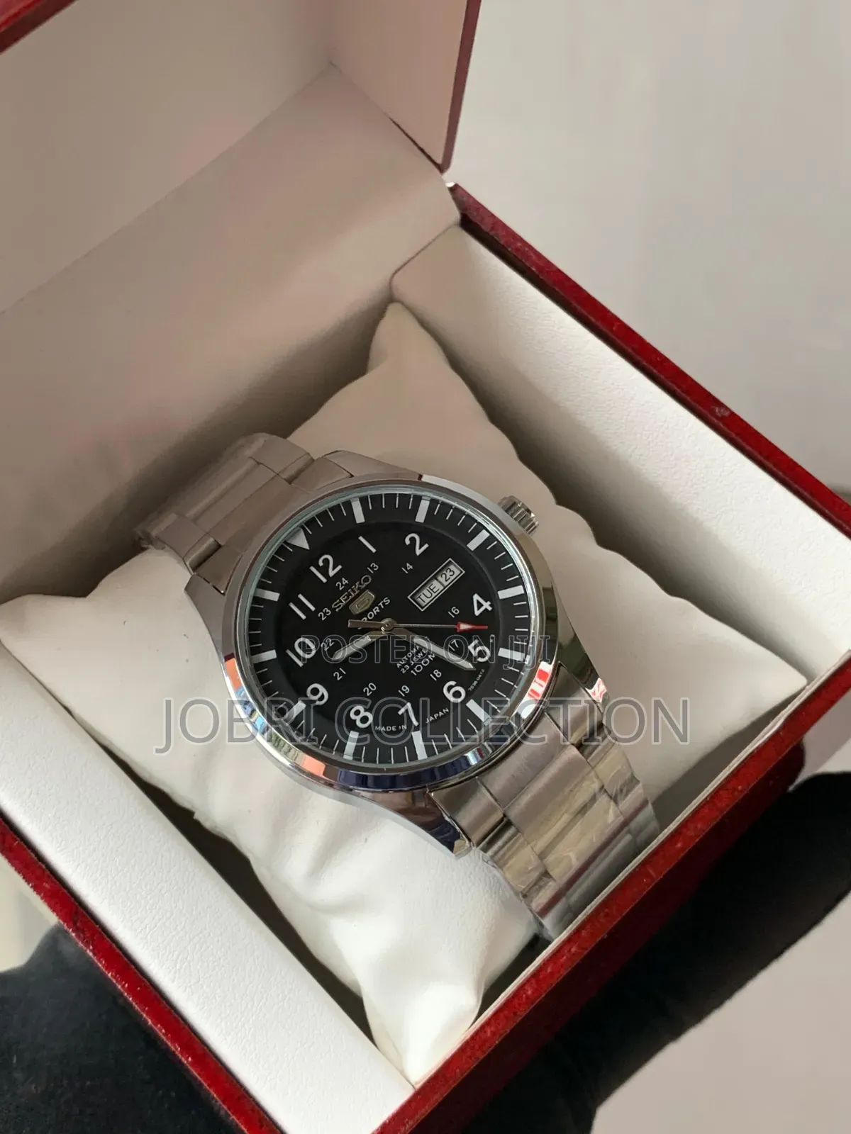 Black Face Seiko Automatic Gents Watch