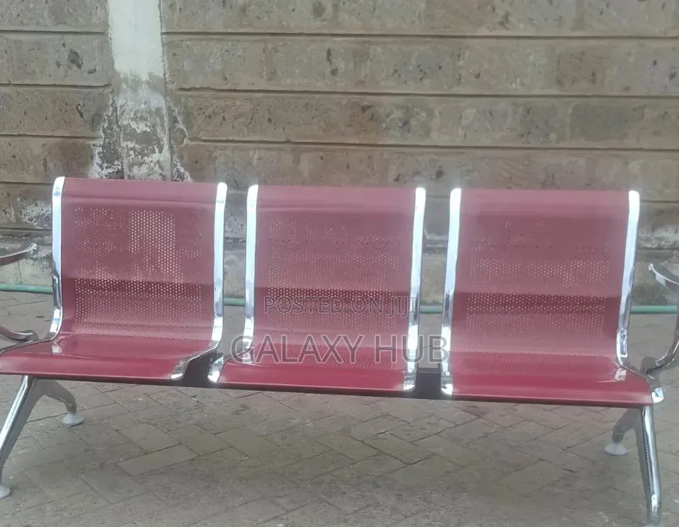 3 Way Link Chair Padded Waiting Bench