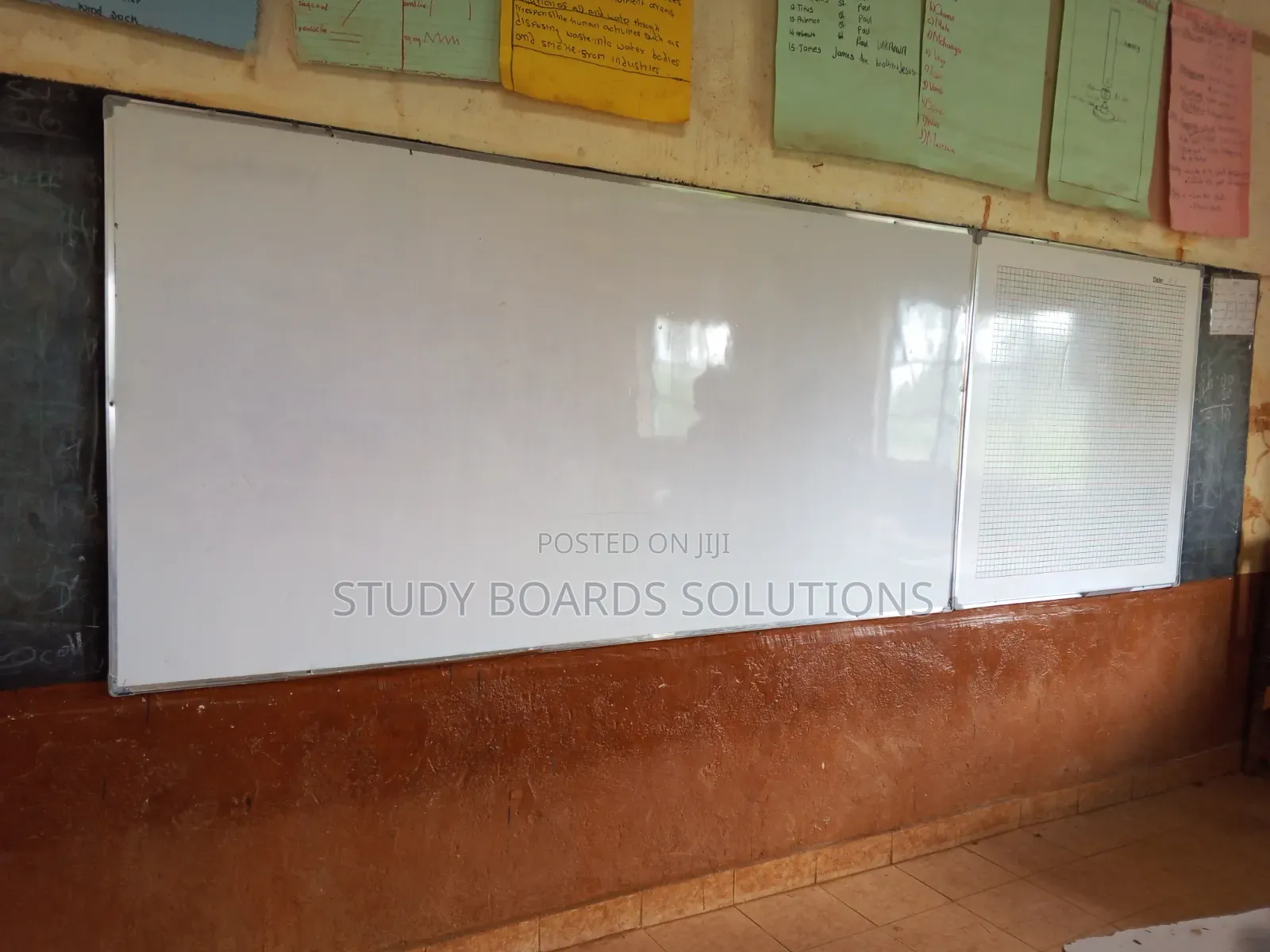 Premium Magnetic Whiteboard (8ftx4ft)And Graph Board(4ftx4ft)