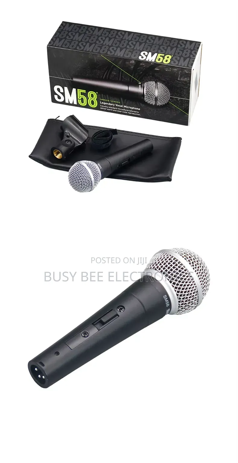 Sm58s Professional Wired Dynamic Microphone