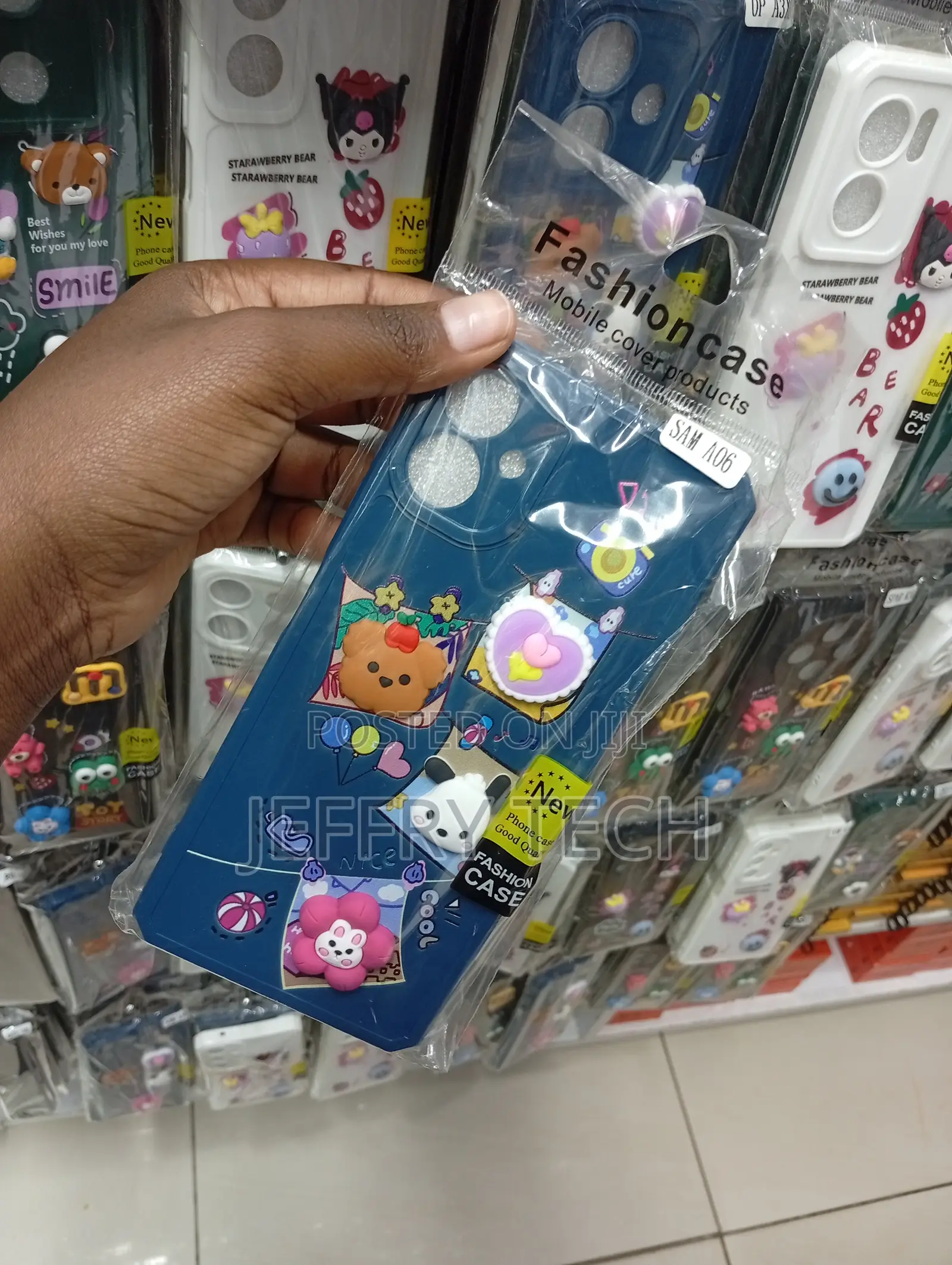"Sam A06 Bear, a Panda, and Floral Elements Cover
