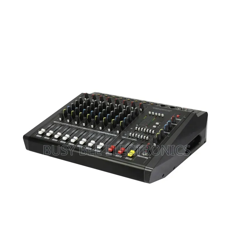 8-Channel Stage Mixer With Usb Effect Dedicated Phantom Power